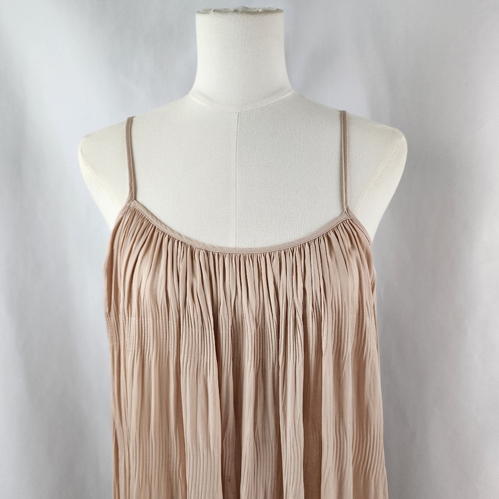 Current Air Anthropologie Women's Blush Sleeveless Midi Dress Size S - Picture 2 of 8